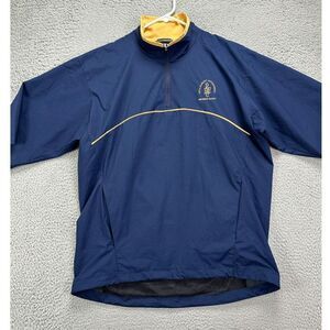 Zero‎ Restriction Wind Stopper Jacket Mens Medium Blue Packable Mesh Lined Golf